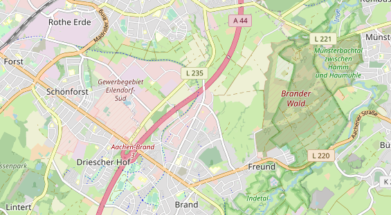 Agentur auf Karte