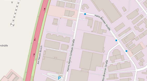 Agentur auf Satellitenbild