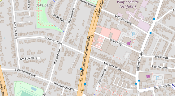 Agentur auf Satellitenbild