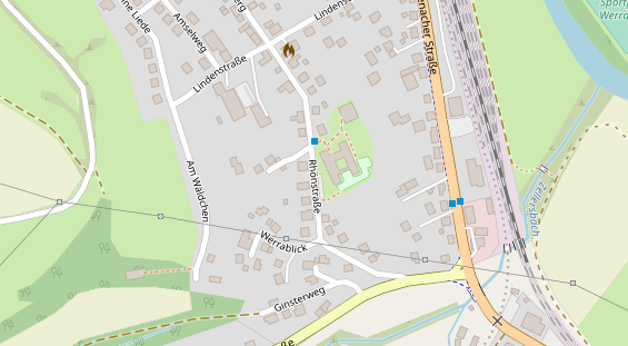 Agentur auf Satellitenbild