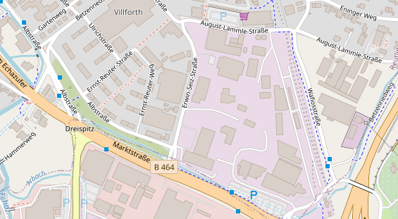 Agentur auf Satellitenbild