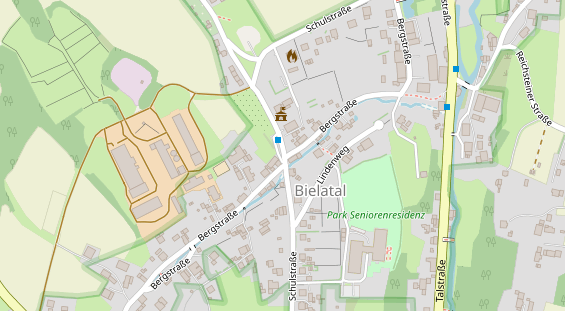 Agentur auf Satellitenbild