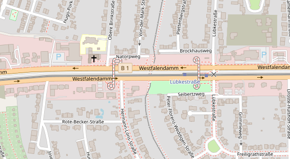 Agentur auf Satellitenbild