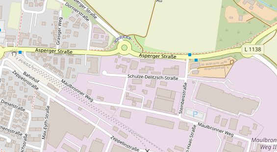 Agentur auf Satellitenbild