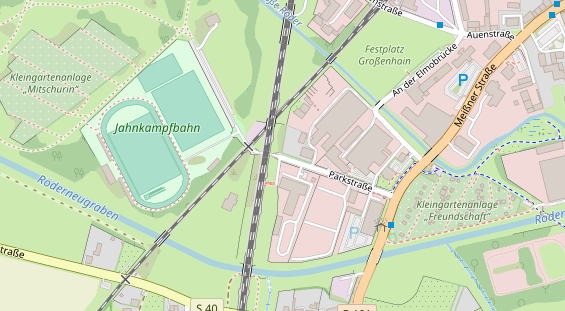 Agentur auf Satellitenbild