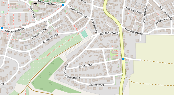 Agentur auf Satellitenbild