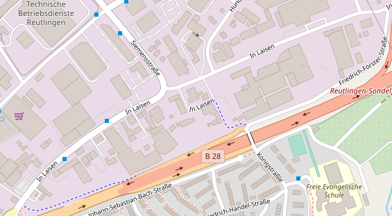 Agentur auf Satellitenbild