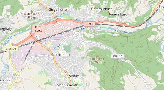 Agentur auf Karte