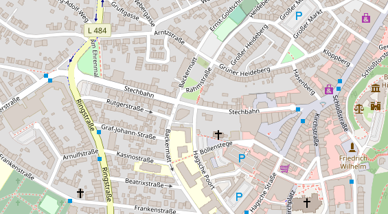 Agentur auf Satellitenbild