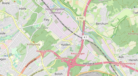 Agentur auf Karte