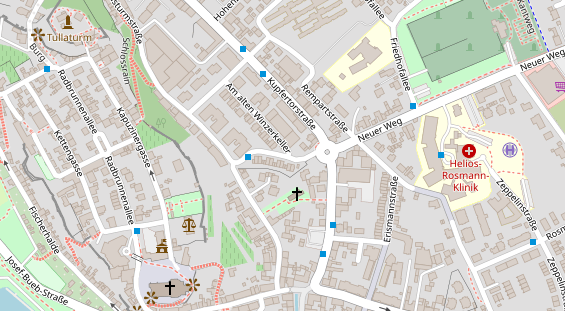 Agentur auf Satellitenbild