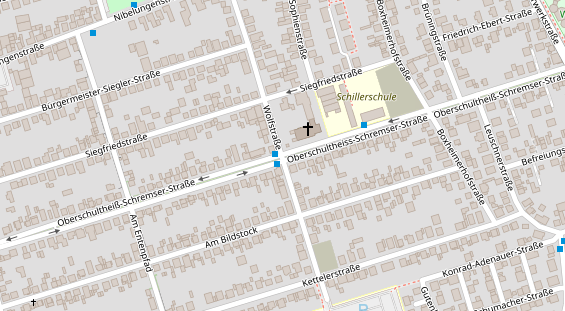 Agentur auf Satellitenbild