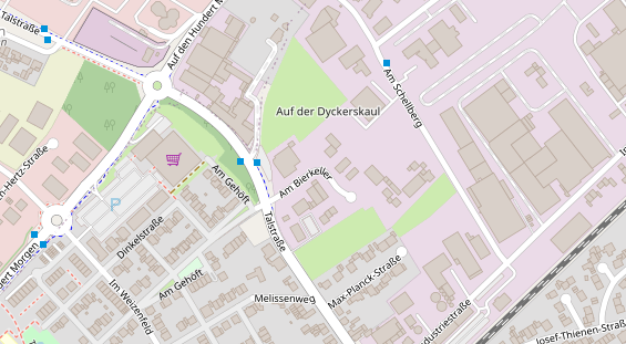 Veranstaltungstechnik auf Satellitenbild