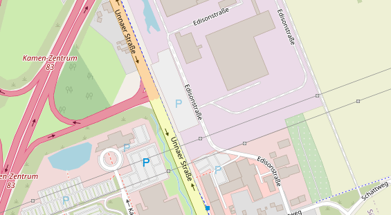 Veranstaltungstechnik auf Satellitenbild