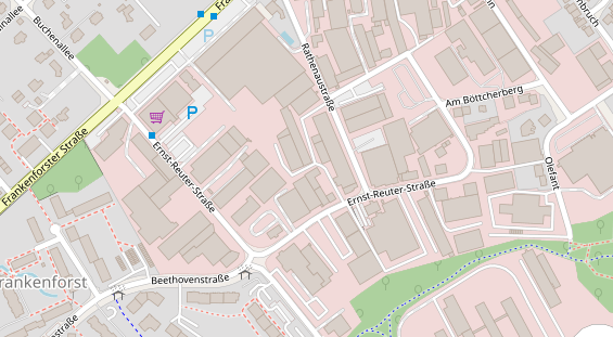 Veranstaltungstechnik auf Satellitenbild