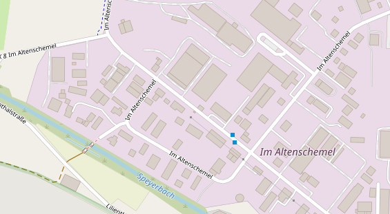 Veranstaltungstechnik auf Satellitenbild