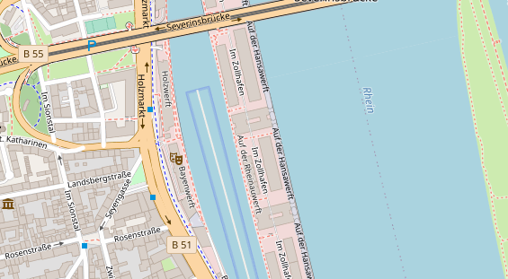 Veranstaltungstechnik auf Satellitenbild