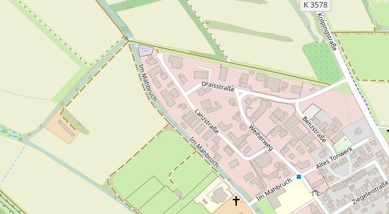 Veranstaltungstechnik auf Satellitenbild