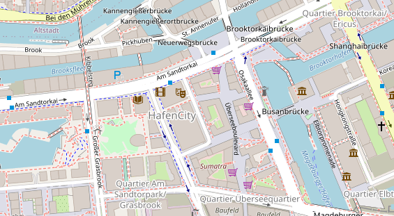 Veranstaltungstechnik auf Satellitenbild