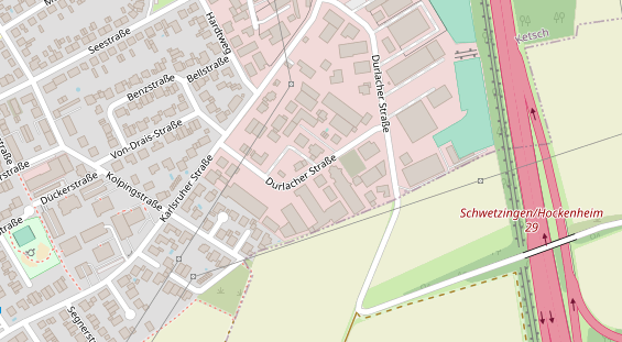 Veranstaltungstechnik auf Satellitenbild