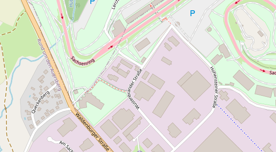 Veranstaltungstechnik auf Satellitenbild