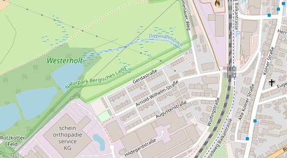 Veranstaltungstechnik auf Satellitenbild