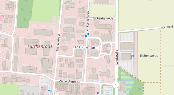 Veranstaltungstechnik auf Satellitenbild