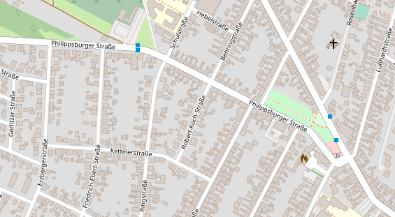 Veranstaltungstechnik auf Satellitenbild