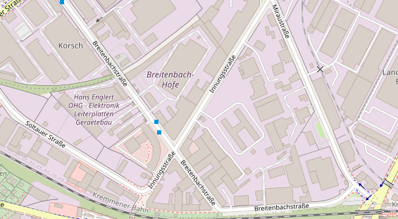 Veranstaltungstechnik auf Satellitenbild