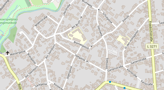 Veranstaltungstechnik auf Satellitenbild