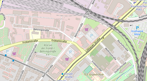 Veranstaltungstechnik auf Satellitenbild