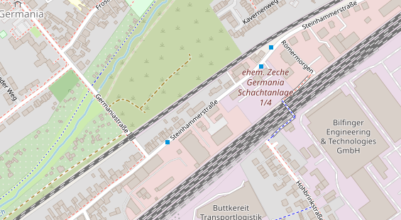 Veranstaltungstechnik auf Satellitenbild