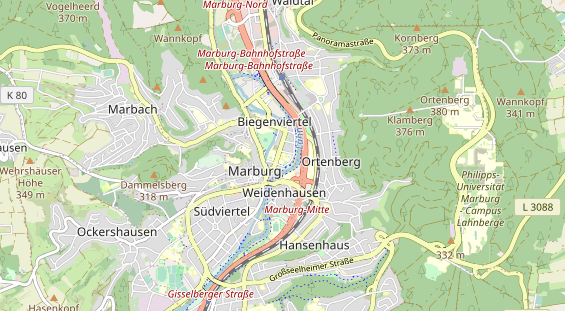 Eventlocations auf Karte