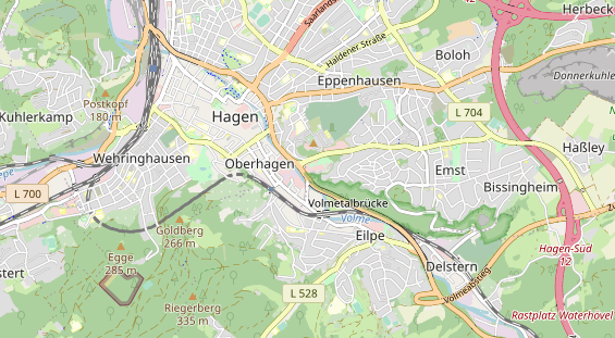 Eventlocations auf Karte