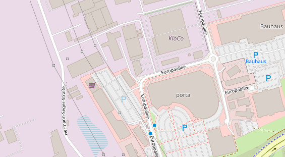 Veranstaltungstechnik auf Satellitenbild