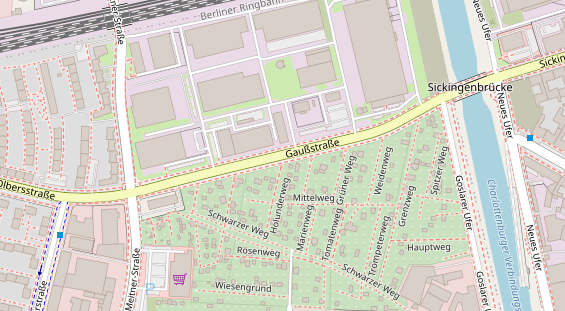 Veranstaltungstechnik auf Satellitenbild
