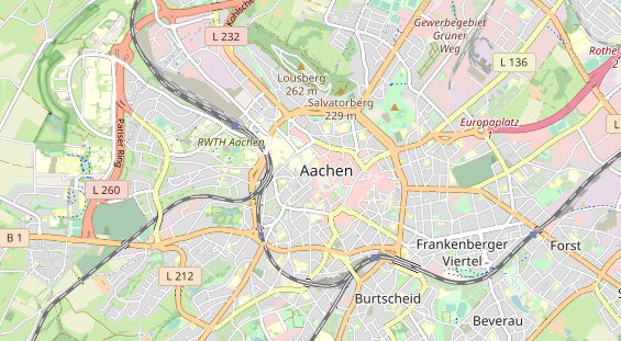 Eventlocations auf Karte