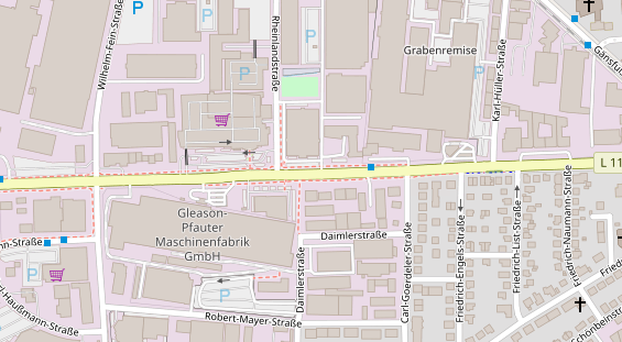 Veranstaltungstechnik auf Satellitenbild