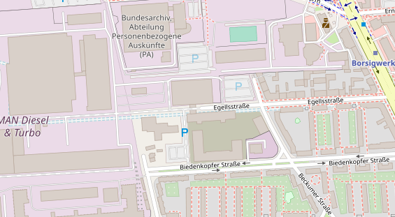 Veranstaltungstechnik auf Satellitenbild