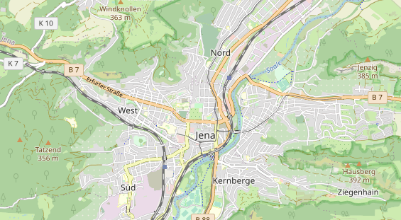Eventlocations auf Karte