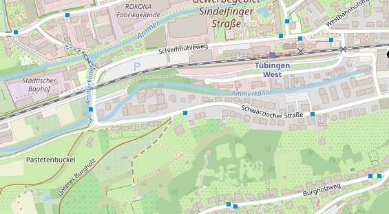 Veranstaltungstechnik auf Satellitenbild