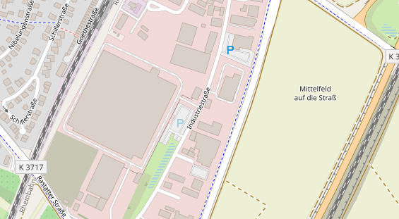 Veranstaltungstechnik auf Satellitenbild