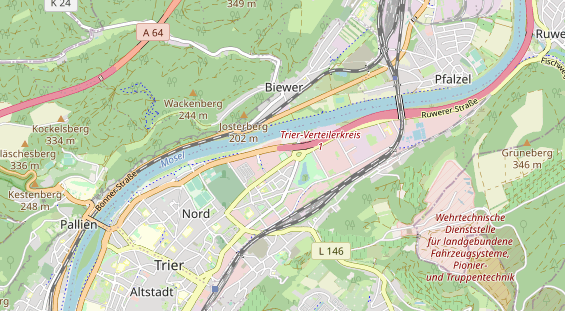 Eventlocations auf Karte