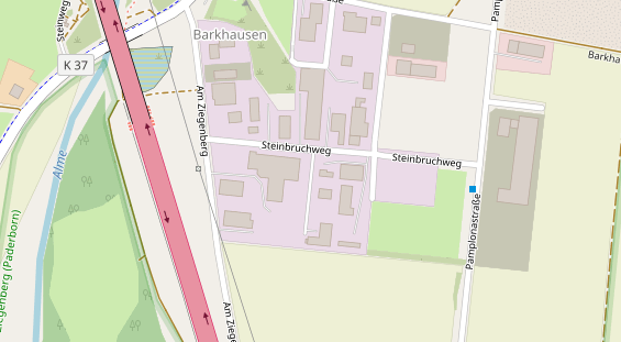 Veranstaltungstechnik auf Satellitenbild