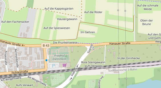 Veranstaltungstechnik auf Satellitenbild