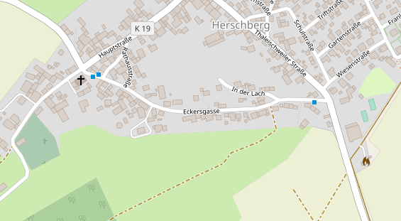 Veranstaltungstechnik auf Satellitenbild