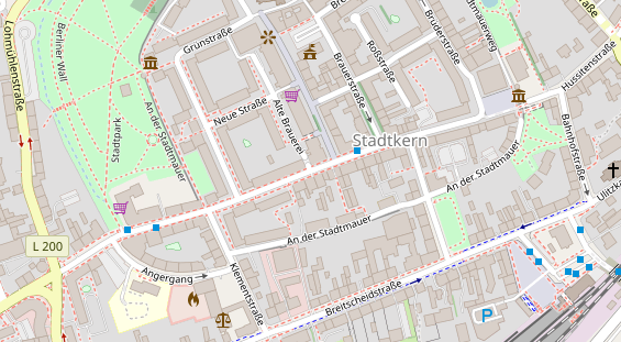 Messebau auf Satellitenbild