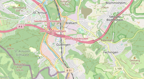 Messebau auf Karte