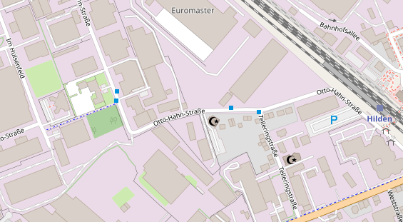 Messebau auf Satellitenbild