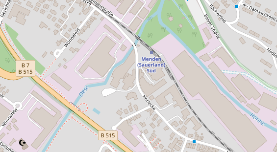 Messebau auf Satellitenbild